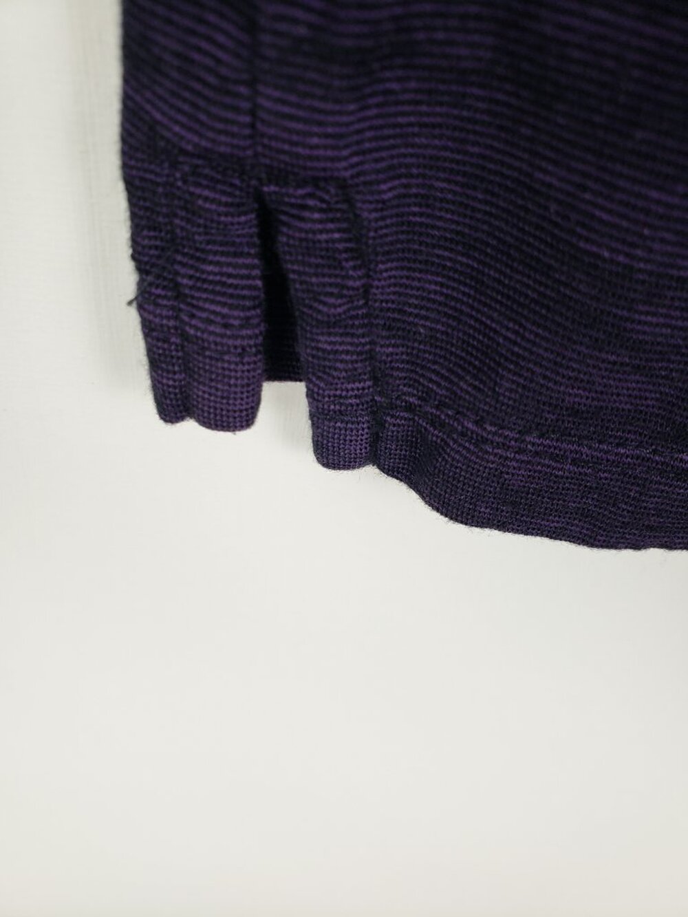 Bombas Merino Wool Blend Base Layer Shirt Purple Thumbholes Mens Large - Picture 7 of 7